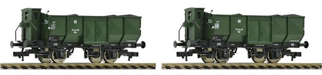 Set of 2 gondola cars for Railroad construction train<br /><a href='images/pictures/Fleischmann/Fleischmann-590112.jpg' target='_blank'>Full size image</a>